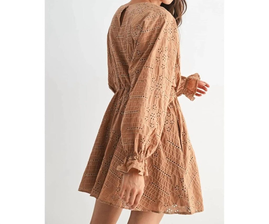Camden Eyelet Mini Dress
