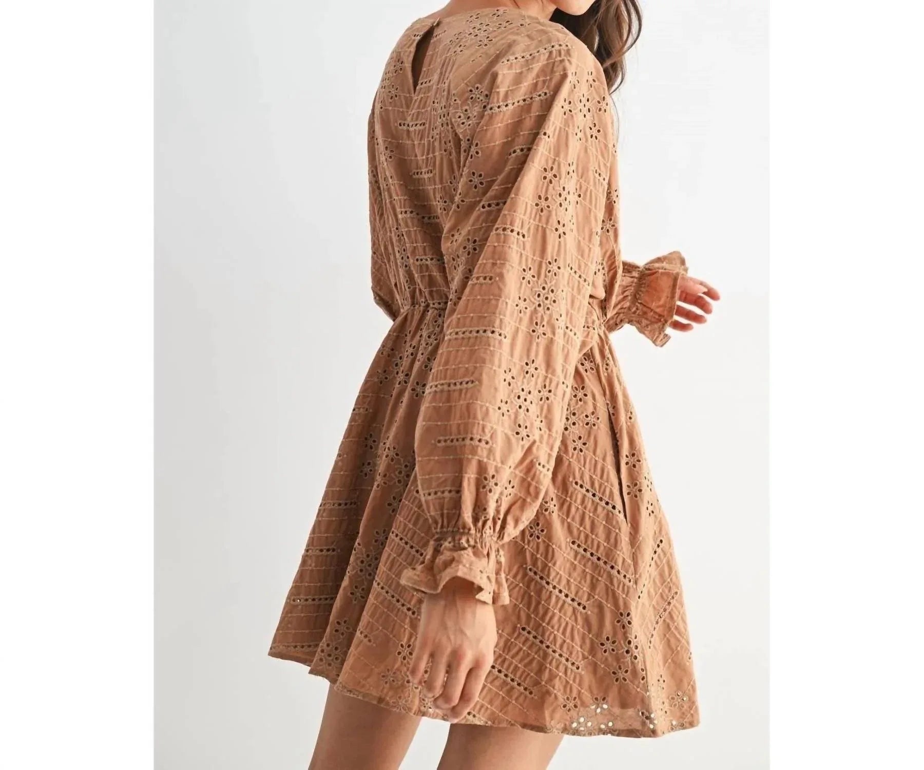 Camden Eyelet Mini Dress