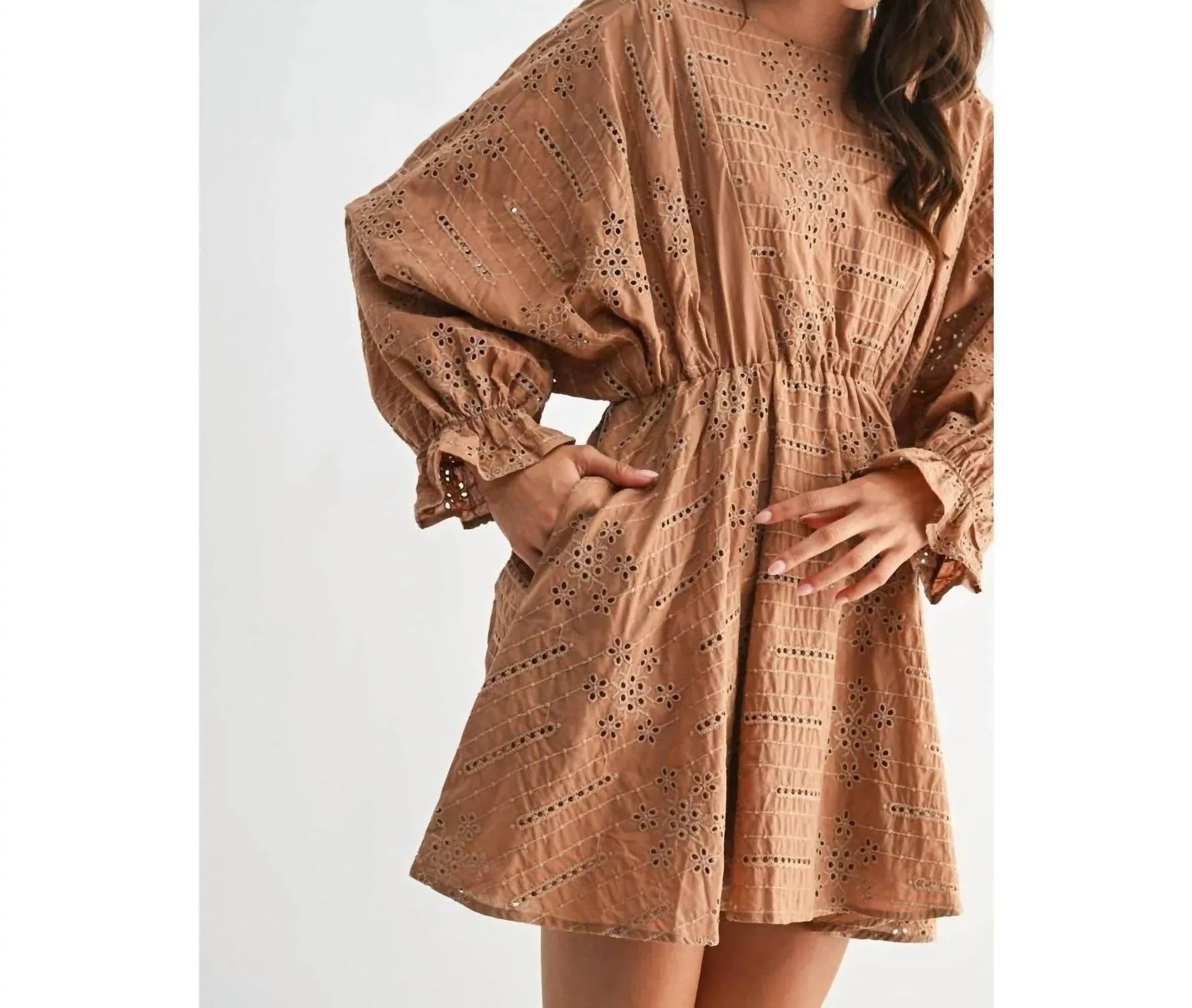 Camden Eyelet Mini Dress