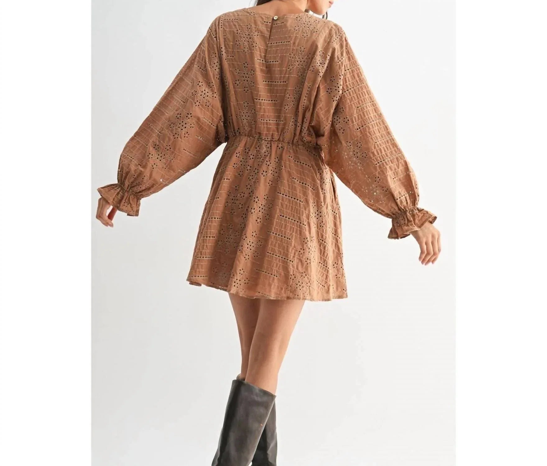 Camden Eyelet Mini Dress