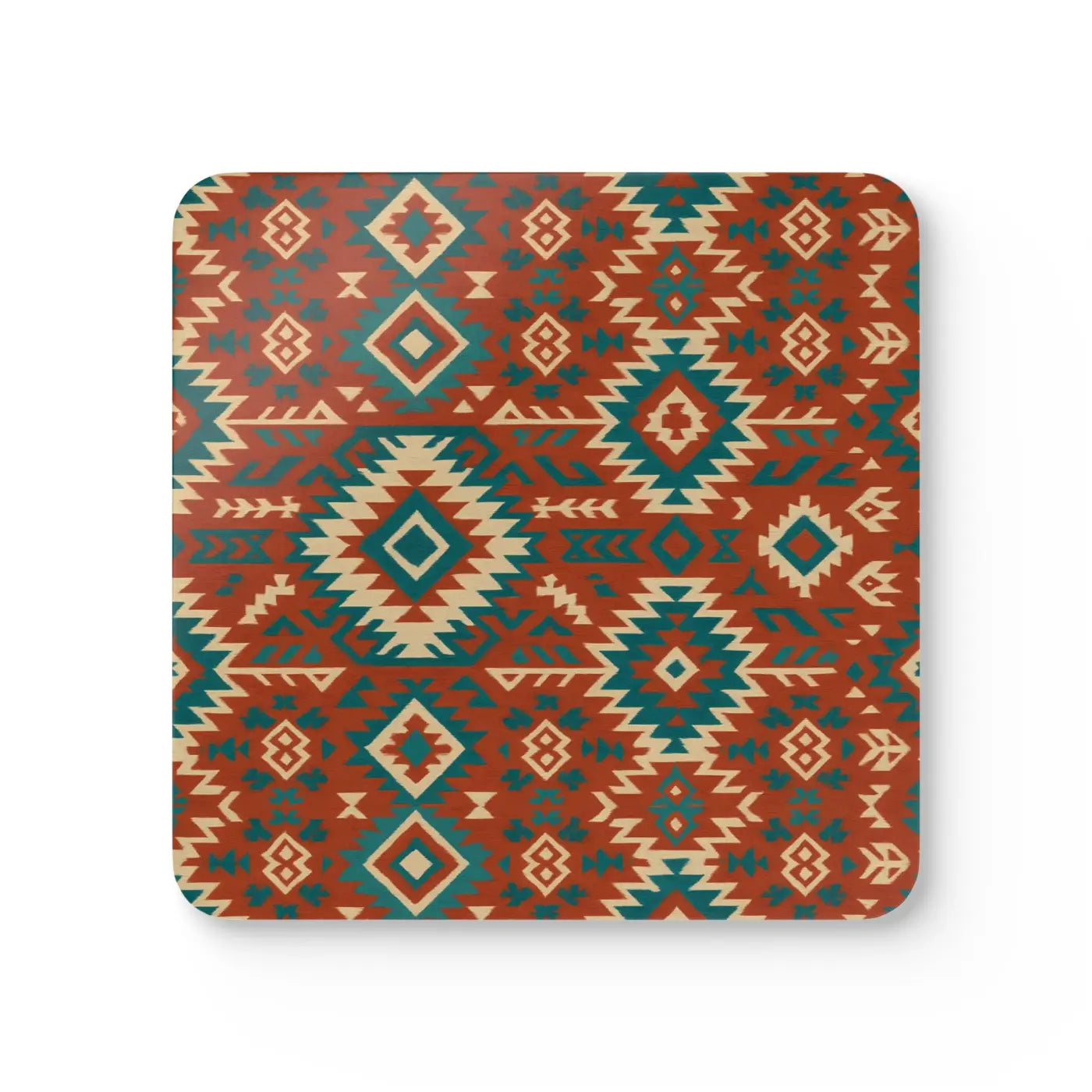 Boho Cork Coaster Set - Tribal Home Decor - Dipaliz
