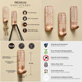 Boho adhesive wall hooks Decorative Wood Adhesive Wall Hooks for Coats